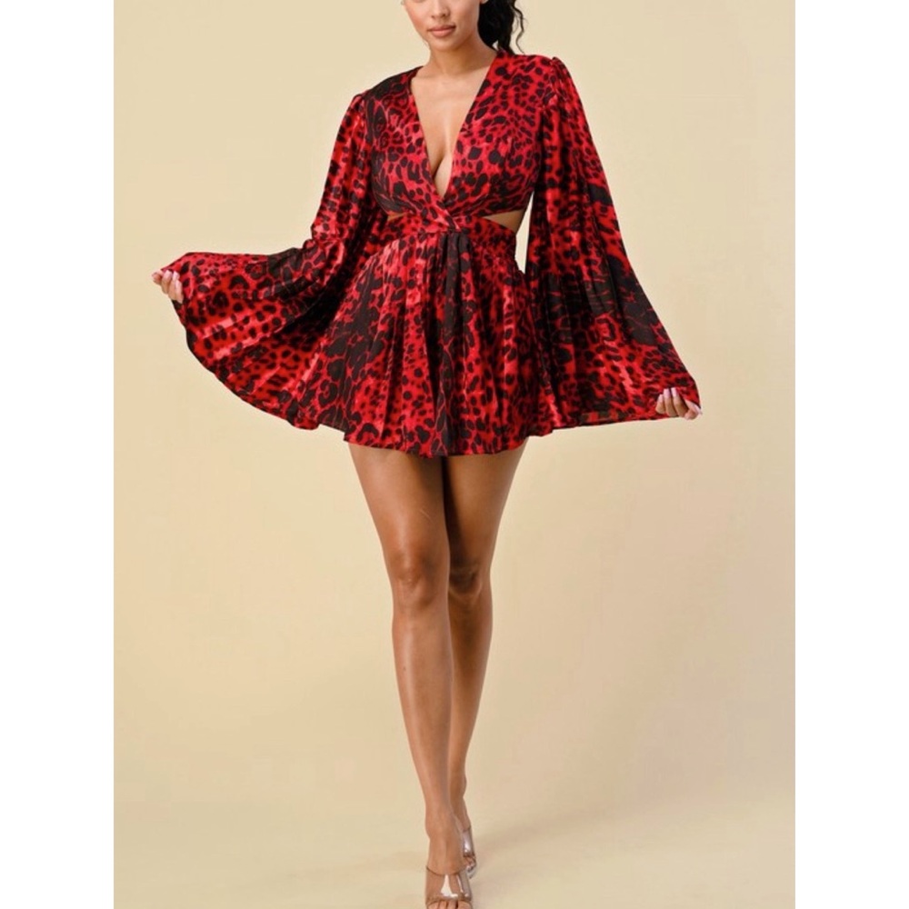 Wild Desires Leopard Romper